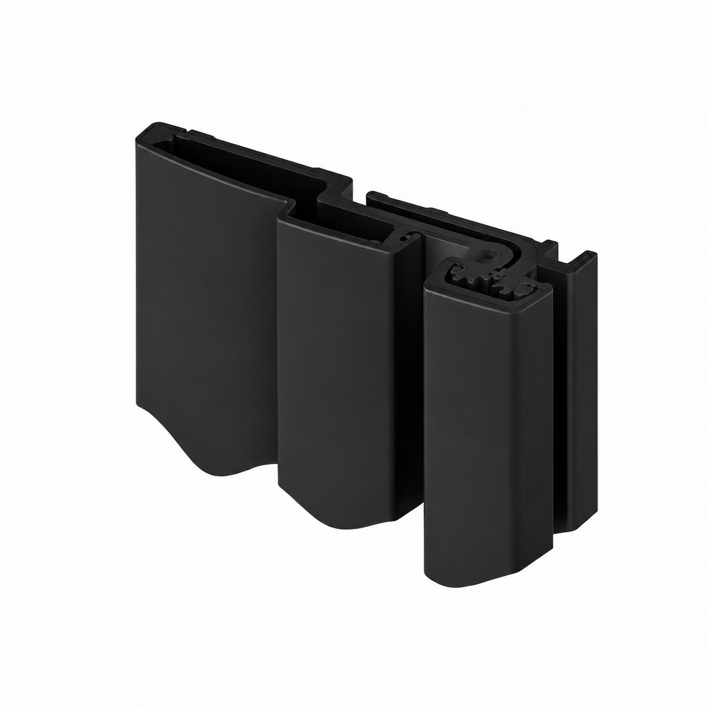 780-210HD 95" Roton Continuous Hinge, Full Surface HD BLK - Black