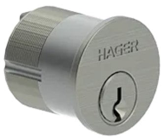 3902 Mortise Cylinder 1-3/8 Schlage 6-Pin C-Keyway KD Straight Cam 26D - Satin Chrome