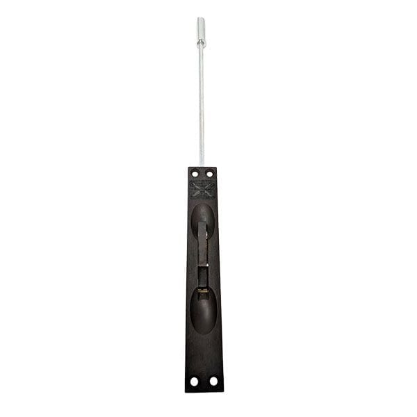 282D 12" Square Security Extension Flush Bolt US10B - Oil Rubbed Bronze