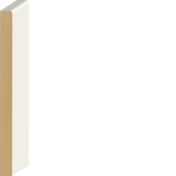 1/2 X 7-1/4 PRIMED ROUND EDGE BASE