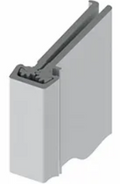 780-224 83" Roton Continuous Hinge, Lead Lined CLR - Satin Aluminum
