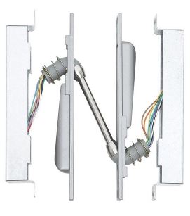EPT1028 Electric Power Transfer with Ten 24 Gauge Wires; Lacquer Sprayed Aluminum Finish