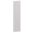 A30S 4 x 16 HD Beveled Push Plate Square US32D - Satin Stainless ANTI