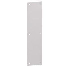 A30S 4 x 16 HD Beveled Push Plate Square US32D - Satin Stainless ANTI