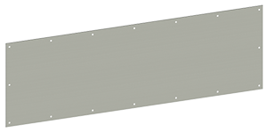 190S Kick Plate 10 x 34 US32D - Satin Stainless