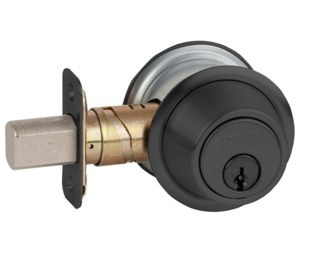 3215 Deadbolt X Thurmturn Schlage 6-Pin C-Keyway KD US19 - Flat Black