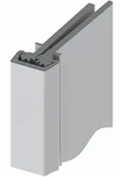 780-111 83" Roton Continuous Hinge, Lead Lined CLR - Satin Aluminum