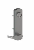 45CE Exit Trim Cylinder Escutcheon Withnell Lever No Core BLK - Black