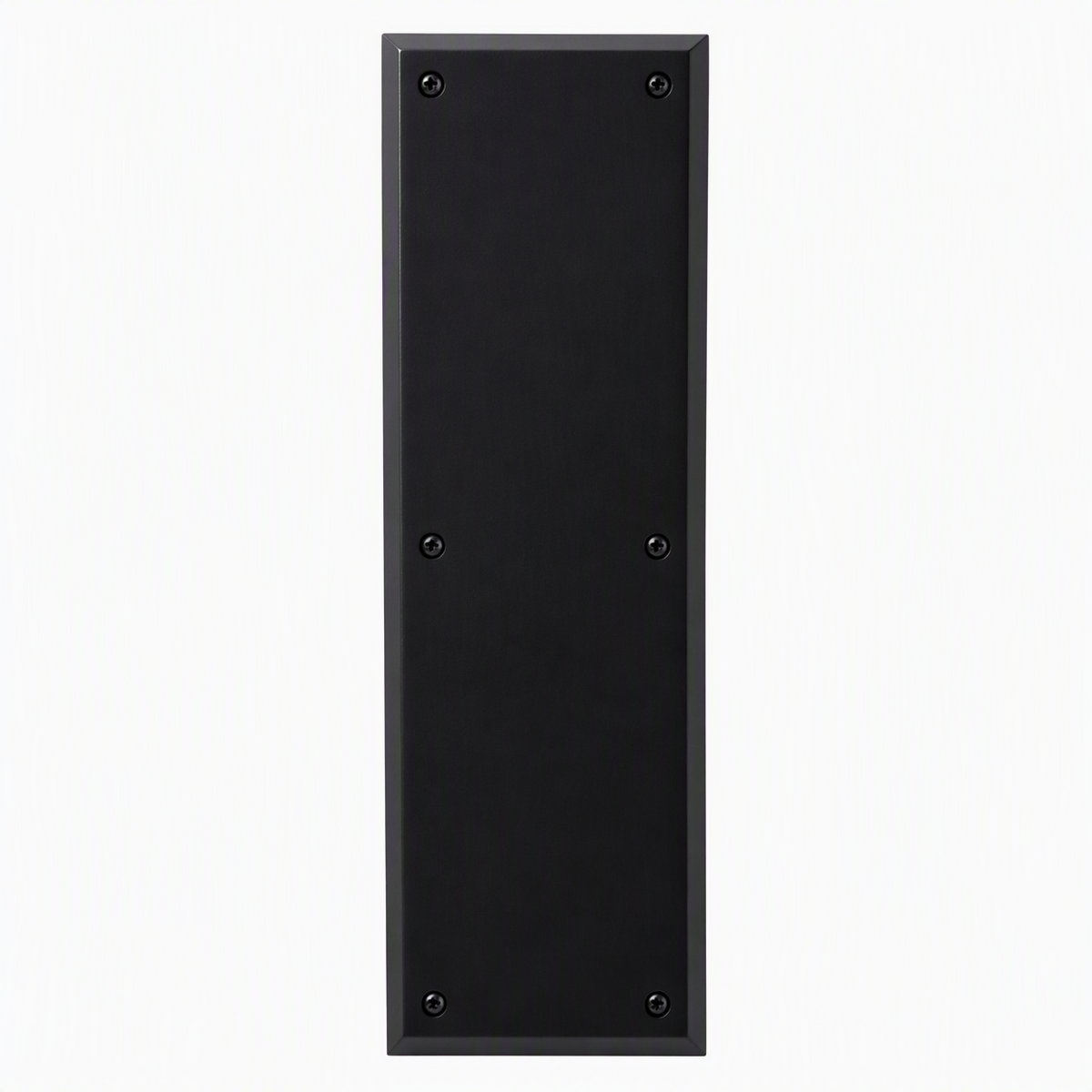 A30S 4 x 16 HD Beveled Push Plate Square US19 - Flat Black