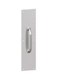 36N 4 x 16 Pull Plate Square Corner 30S x 6N US32D - Satin Stainless