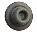 234W Ridged Concave Wall Stop US10B - Oil Rubbed Bronze