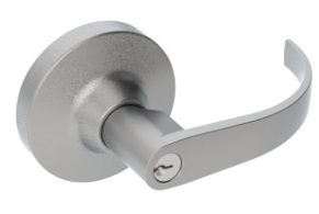 47KE Key-In-Lever Entrance Trim Archer Lever Schlage C-Keyway KD ALM - Satin Aluminum