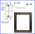 LITE METAL 24 X 30 BRONZE