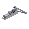 5100 Closer X Tri-Pack Arm - Hold Open 330lb MLT ADJ 1-6 US28 - Aluminum Painted