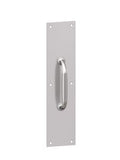 36N 4 x 16 Pull Plate Square Corner 30S x 6N US26D - Satin Chrome