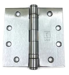 BB1279 4.5 X 4.5 SQ Hinge, Ball Bearing, US26D - Satin Chrome